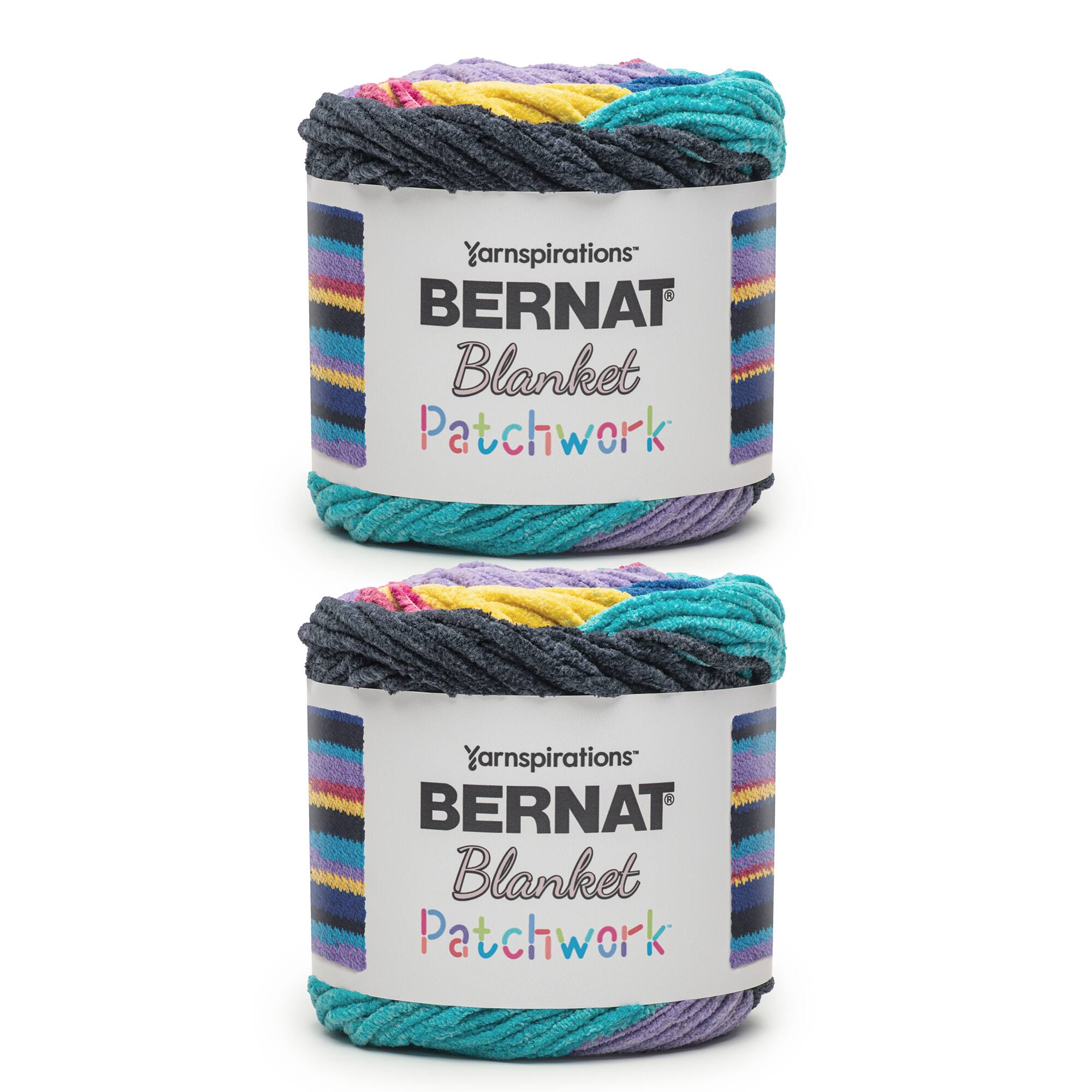 2 Pack Bernat® Blanket Patchwork™ Yarn
